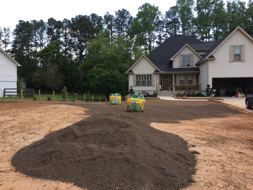 amending native soil with compost