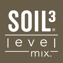 Soil cubed level mix