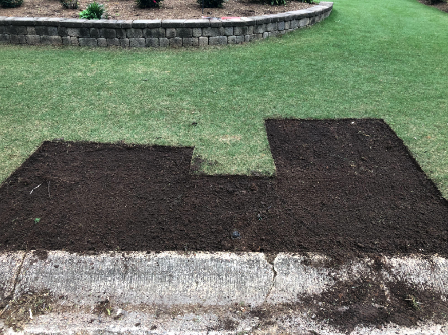 Patching An Existing Lawn With New Sod, Usa Sod And Landscaping